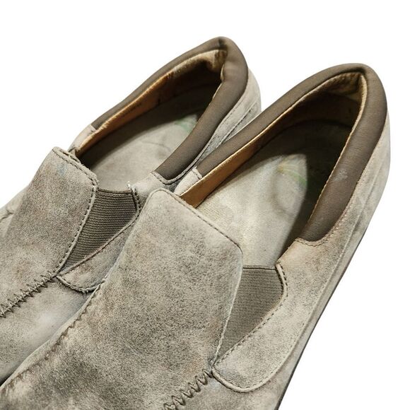 Dansko Kim Shoes Size 39 8.5 9 Brown Nubuck Slip On Distressed - Picture 10 of 10